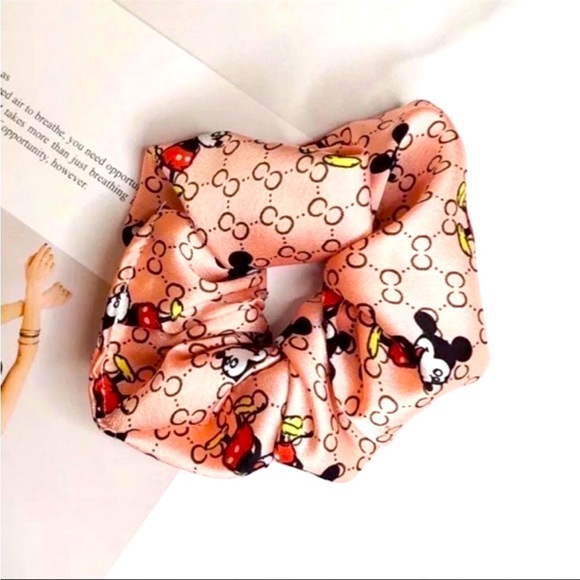 (10) DISNEY Mickey Mouse Hair Scrunchy - Picture 2 of 5